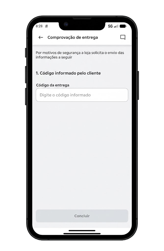 Exemplo de entrega