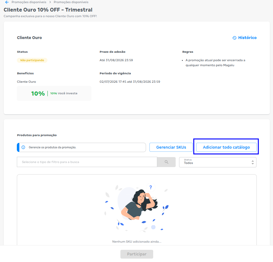 Adesão de Promoções - Catálogo Completo